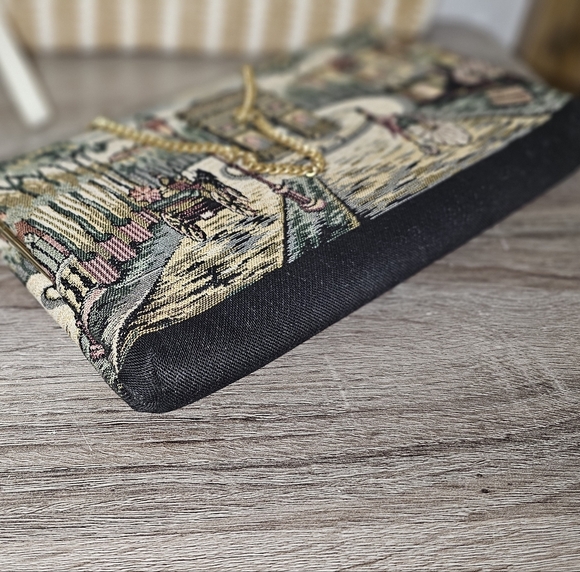 Gorgeous Vintage Tapestry Clutch- EUC - Picture 3 of 8